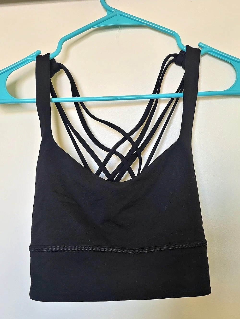 lululemon Free to Be Wild Bra *Long Line Black Size 8